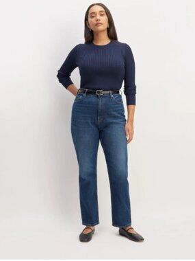 The Curvy/Hourglass Cheeky Jean - Everlane - Size 30S - In Vintage Dark